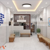 Phương án thiết kế nội thất phòng khám tai mũi họng Bình Thuận